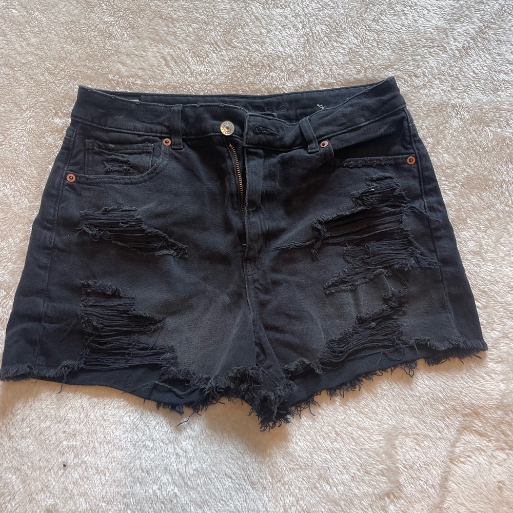 Black American Eagle Denim Short